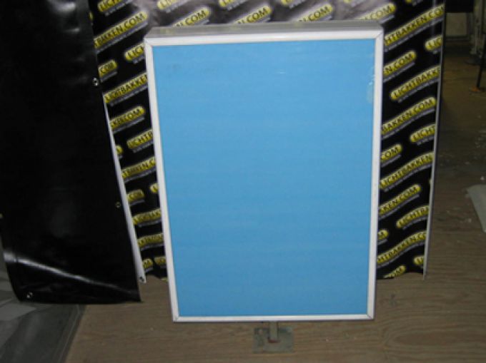 Dubbelzijdige lichtbak 70x100 cm