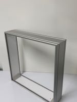 Lichtbak dubbel of enkelzijdig 60x60 cm