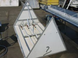 Driehoekige lichtbak 124x124 cm